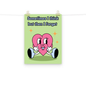 Poster "I forget"