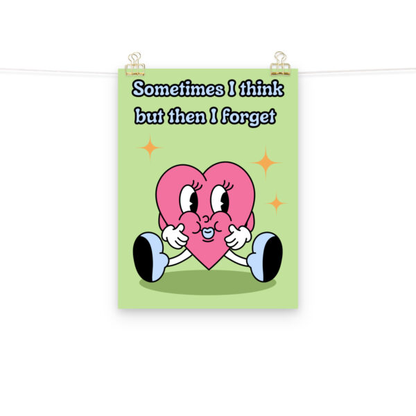 Poster "I forget"