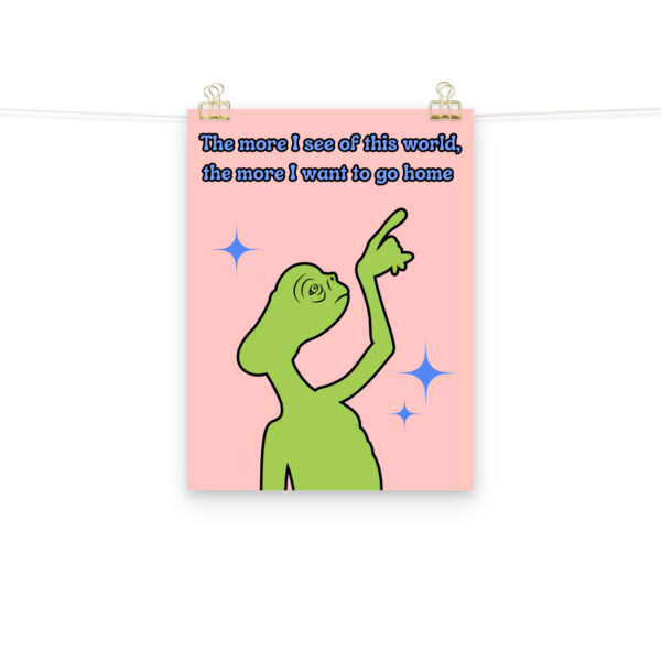 Poster "I wanna go home"