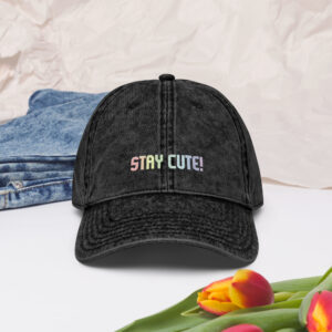Vintage Cap "STAY CUTE."