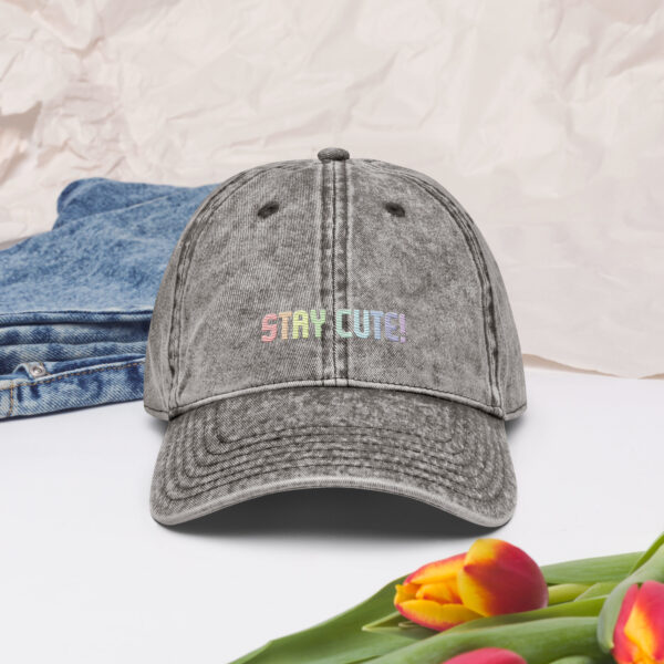 Vintage Cap "STAY CUTE." – Bild 3